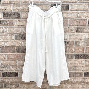 Sincerely Jules Cream Drawstring Pants